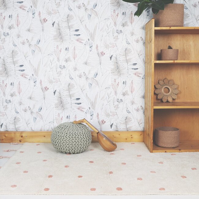 Nattiot Kinderkamer Vloerkleed Dots Nude