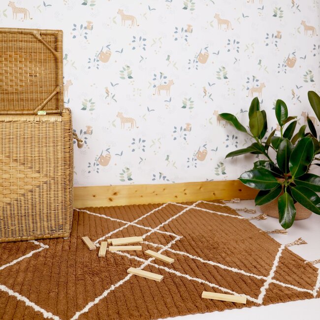 Nattiot Vloerkleed Kinderkamer Lassa Toffee Big Nattiot