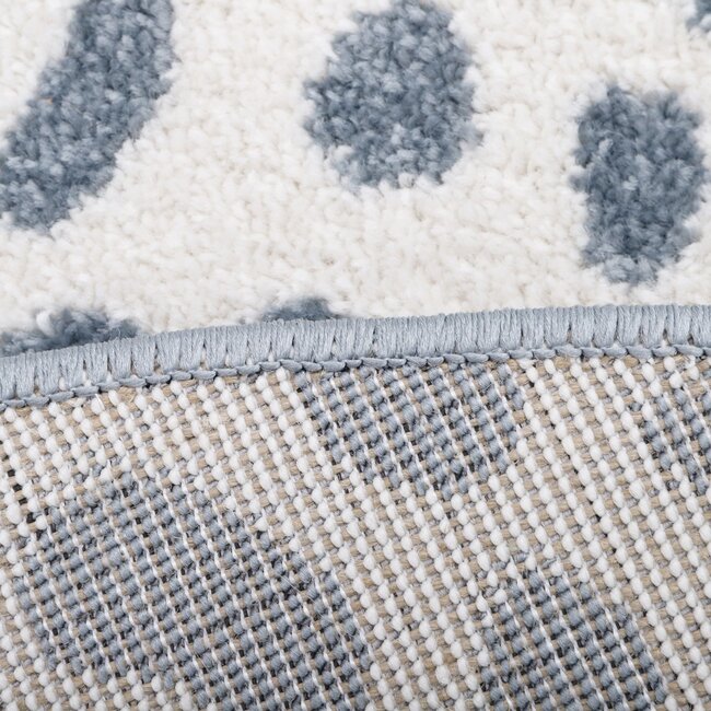 Nattiot Vloerkleed Kinderkamer Malda Silver Blue Nattiot