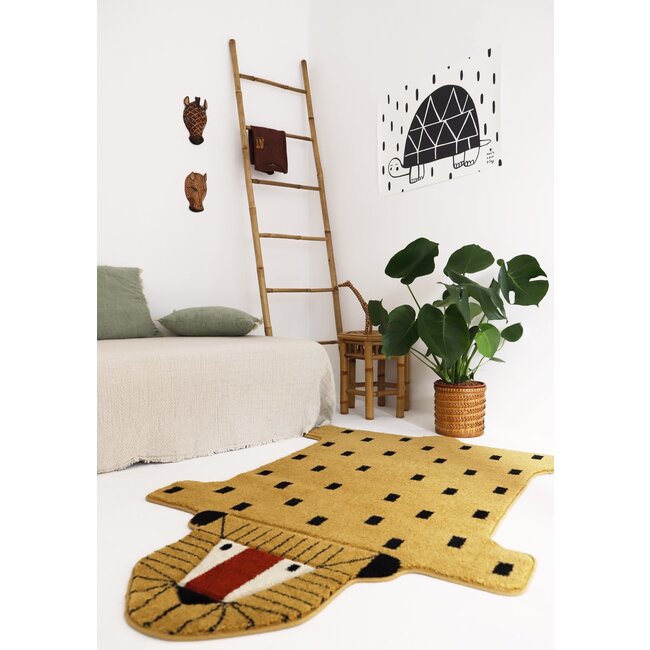 Nattiot Vloerkleed Kinderkamer Lion Lottah Nattiot
