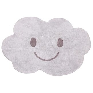 Nattiot Vloerkleed Kinderkamer Happy Cloud Grey