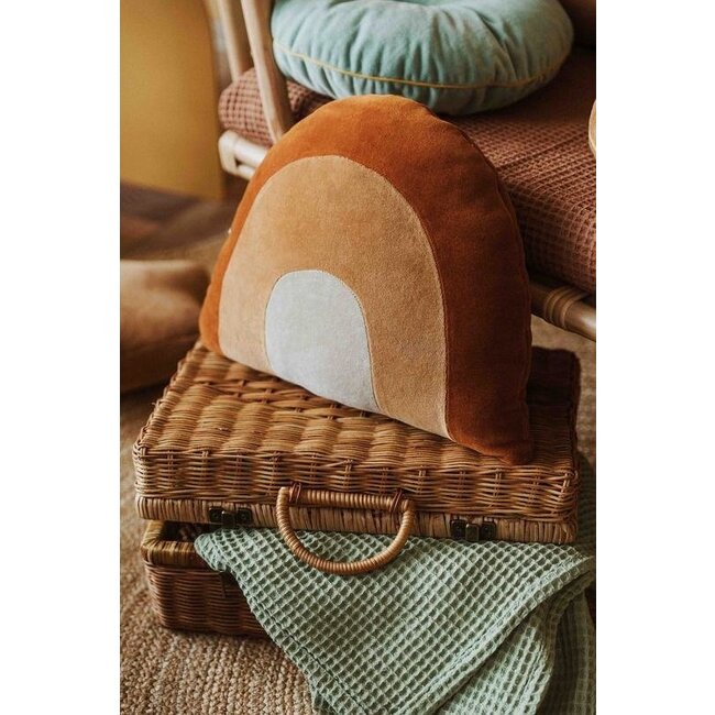 Kussen Kinderkamer Velvet Rainbow Cinnamon Wigiwama
