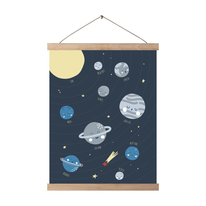 Poster Kinderkamer Solar System