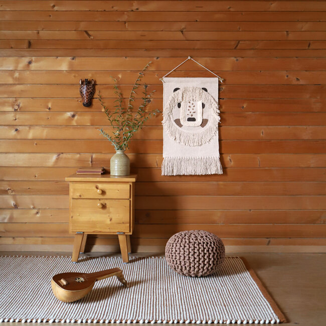 Nattiot Poef Kinderkamer Caramel