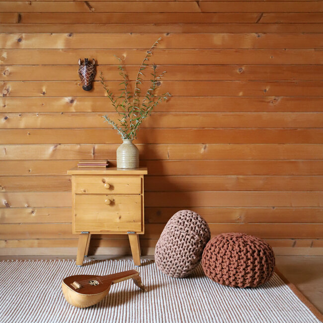 Nattiot Poef Kinderkamer Caramel