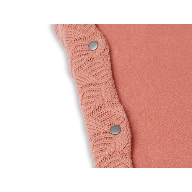 Jollein Waskussenhoes Spring Knit Rosewood Jollein