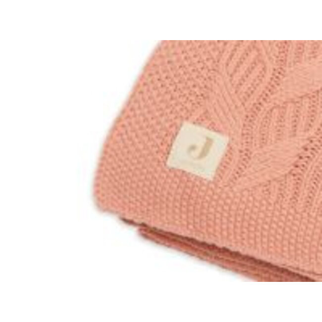Jollein Ledikant Deken Spring Knit Rosewood 100x150 cm