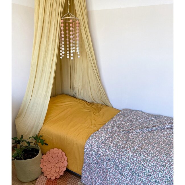 Umbrella Amarela Vilten Bal Mobiel Koraaltinten