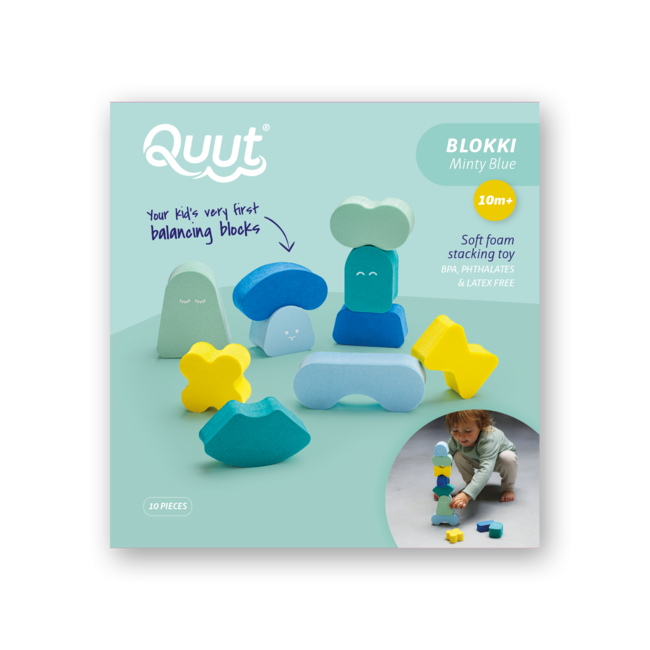 Quut Blokkie het Balanceer en Bouwspel Quut