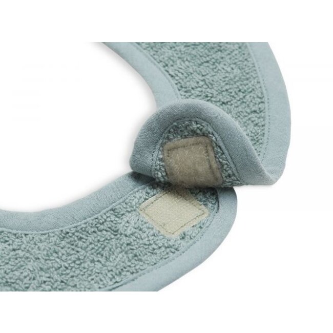 Jollein Slabbetje Badstof - Ash Green/Storm Grey/Jeans Blue - Jollein 3-pack