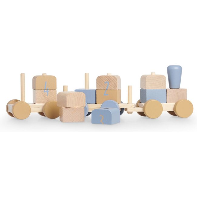 Jollein Houten Speelgoedtrein Blue Jollein