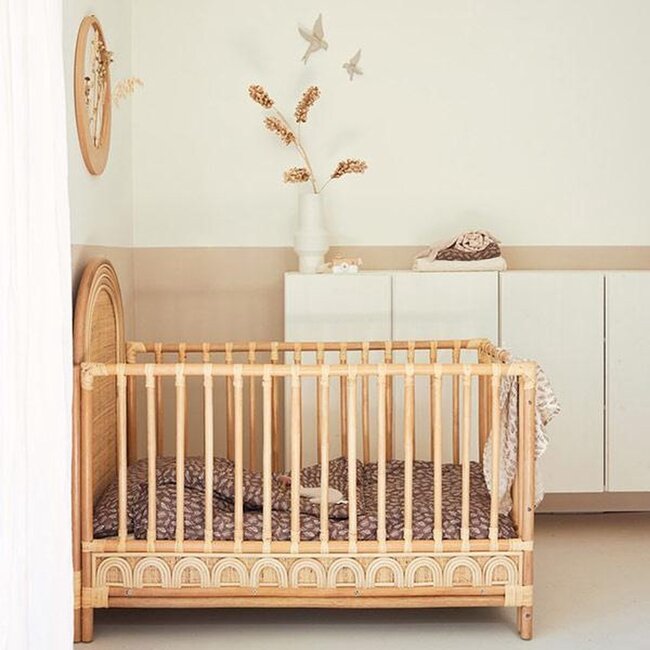 Jollein Dekbedovertrek Ledikant Meadow Chestnut 100x140cm Jollein