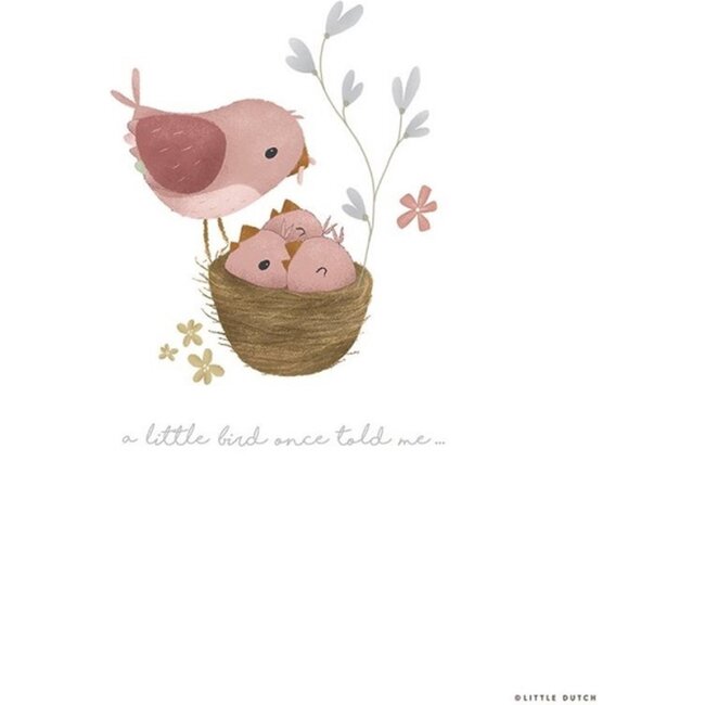 Little Dutch Poster Kinderkamer Little Pink Flowers Little Dutch