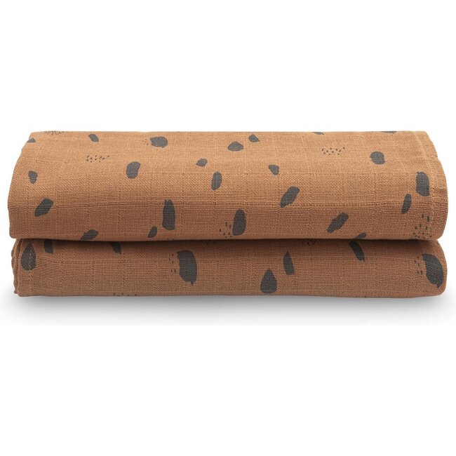 Jollein Spot Hydrofiel Multidoek Caramel (2 pack) Jollein