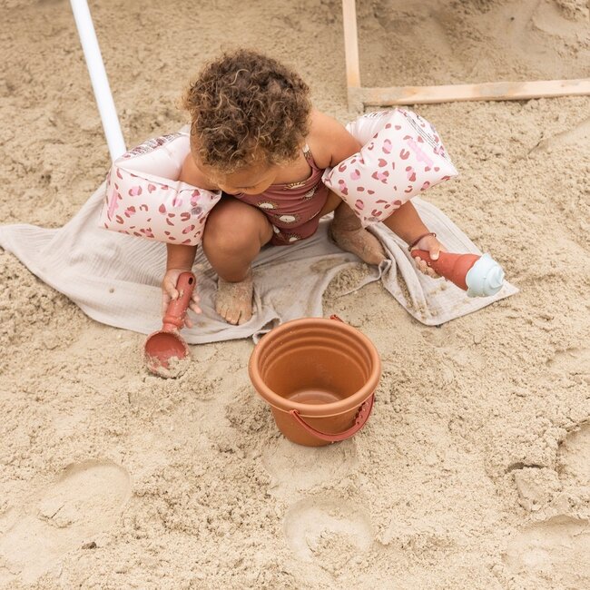 Swim Essentials Zwembandjes Old Pink Panterprint 0-2 jaar Swim Essentials