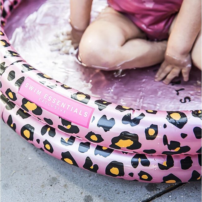 Swim Essentials Kinderzwembad Rosé Panterprint 100 cm Swim Essentials
