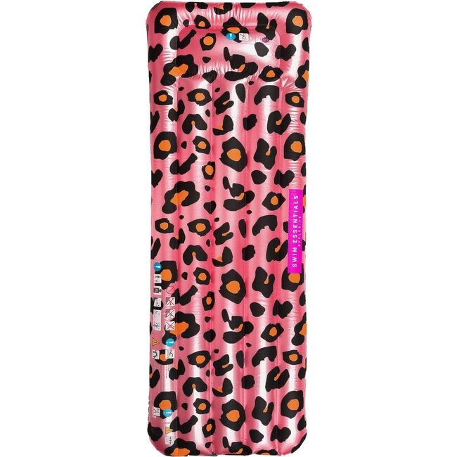 Swim Essentials Luchtbed Rosé Panterprint Swim Essentials