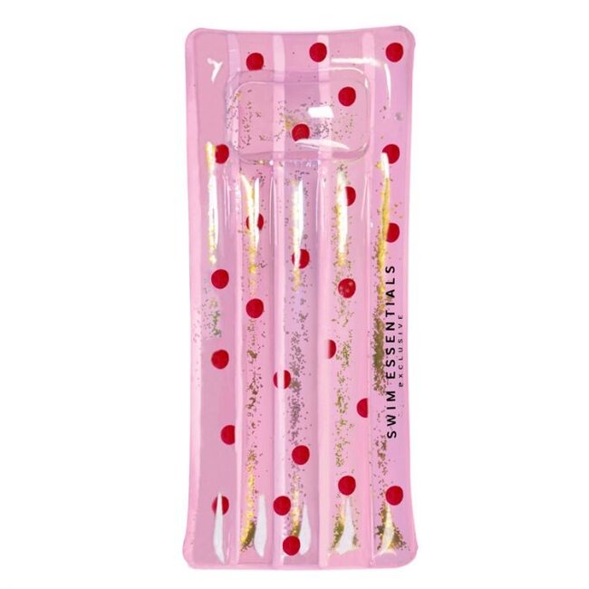 Swim Essentials Luchtbed Roze met Stippen Swim Essentials