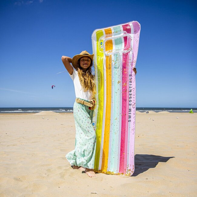 Swim Essentials Luchtbed Regenboog Swim Essentials