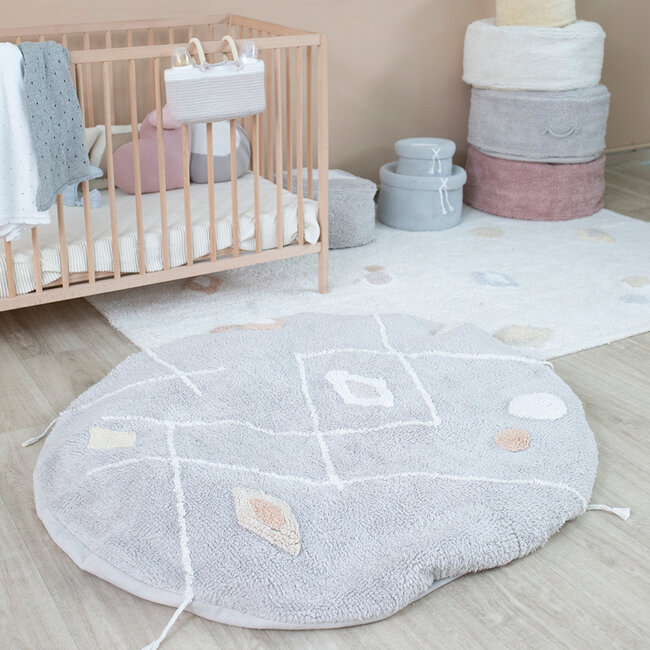 Lorena Canals Poef Kinderkamer Sleepover Lou Light Blue Lorena Canals