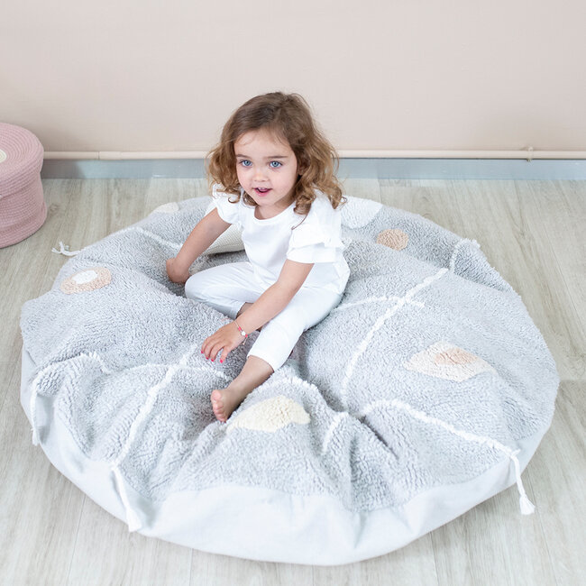 Lorena Canals Poef Kinderkamer Sleepover Lou Light Blue Lorena Canals