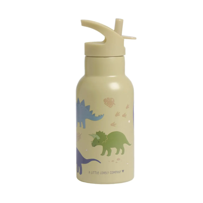 A Little Lovely Company RVS Drinkfles Dinosaurussen A Little Lovely Company