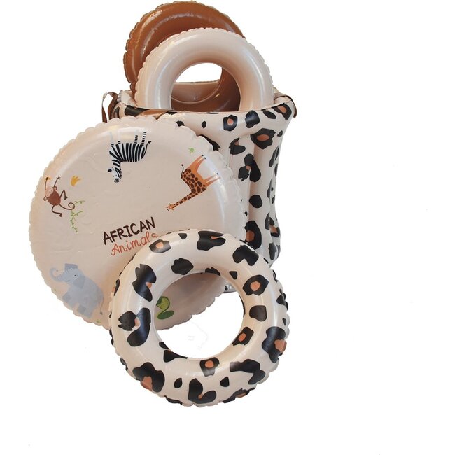 Swim Essentials Speelzwembad Adventure Pool Beige Panterprint Swim Essentials