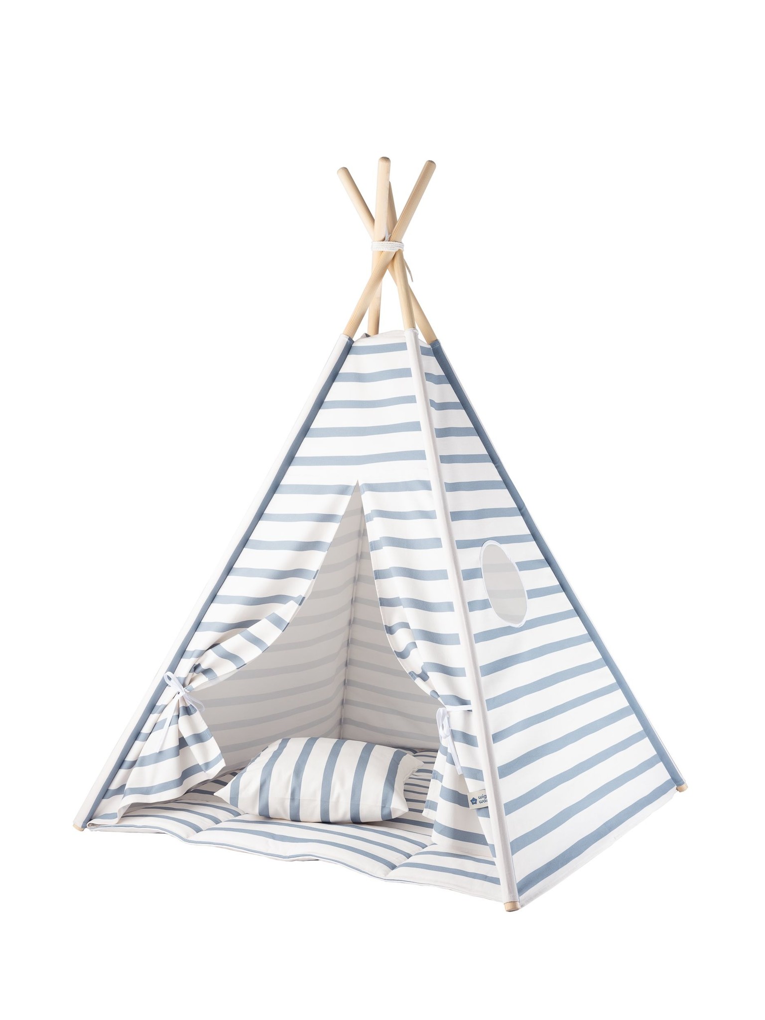 Tipi Tent / Kinderkamer Blue Stripes -