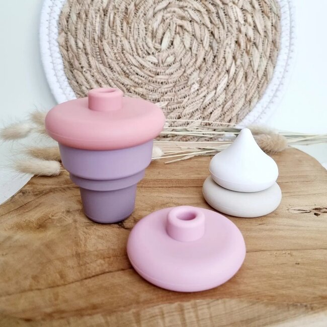 rammelaartje Siliconen Stapeltoren Ijsje