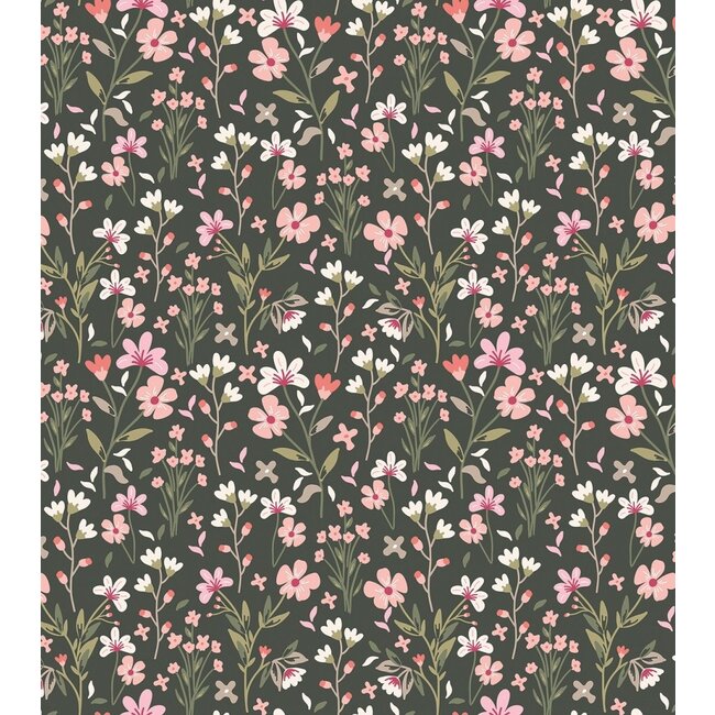 Lilipinso Behang Kinderkamer Zomertuin Groen Lilipinso