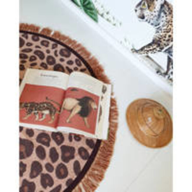 Tapis Petit Vloerkleed Kinderkamer Luipaard rond