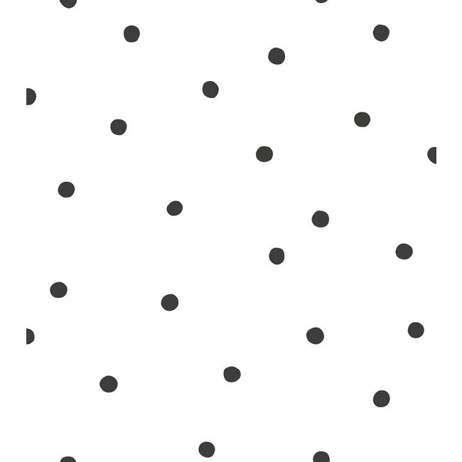 Lilipinso Behang Kinderkamer Playful Dots White