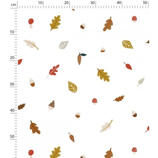 Wallpaper Seamless Pattern with Autumn Leaves Lilipinso