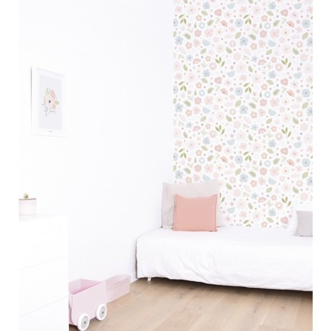 Lilipinso Wallpaper Flowers Bloom van Lilipinso