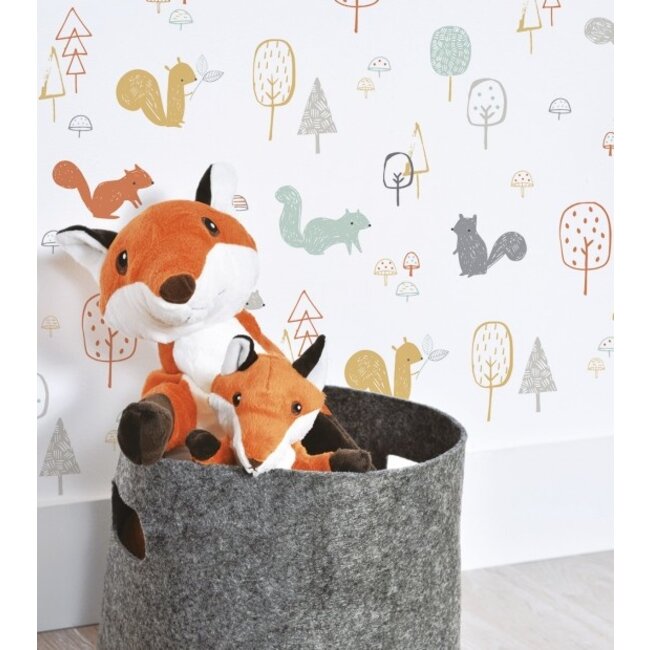 Lilipinso Behang Kinderkamer Forest van Lilipinso