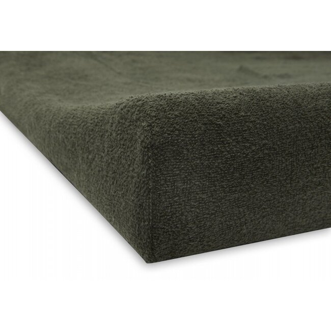 Jollein Badstof Aankleedkussenhoes Leaf Green 50 x70 cm