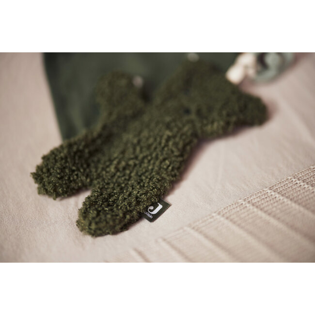 Jollein Speendoekje Teddy Beer Leaf Green