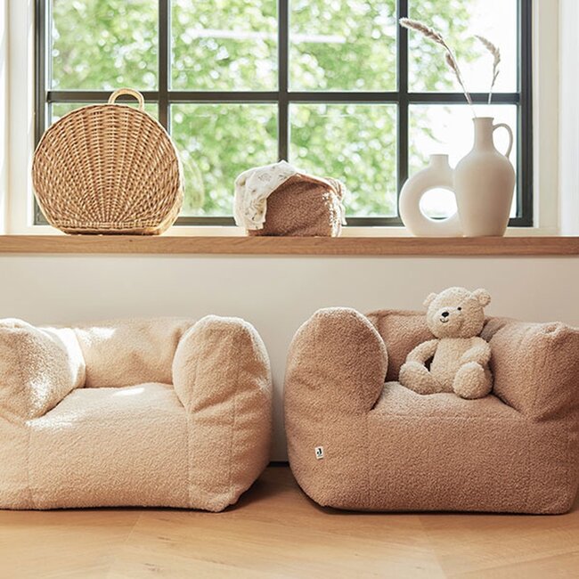 Jollein Kinder Fauteuil Boucle Biscuit