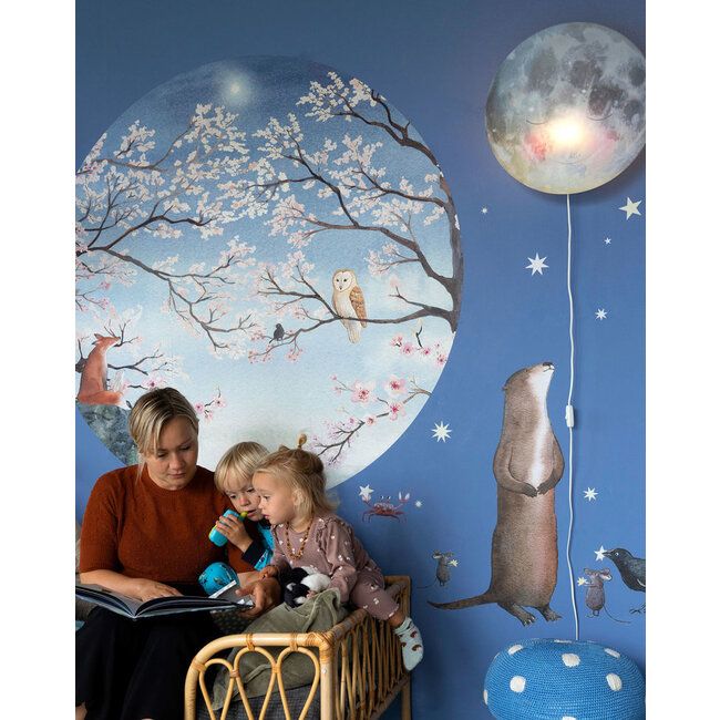 Hartendief Muurstickers Kinderkamer Otter en Vriendjes