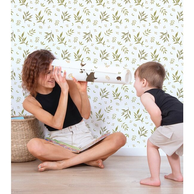 Lilipinso Behang Kinderkamer Bosvrienden motief Lilipinso