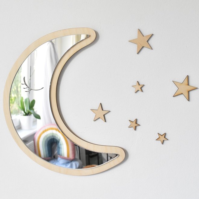 Spiegel Kinderkamer Moon and Stars