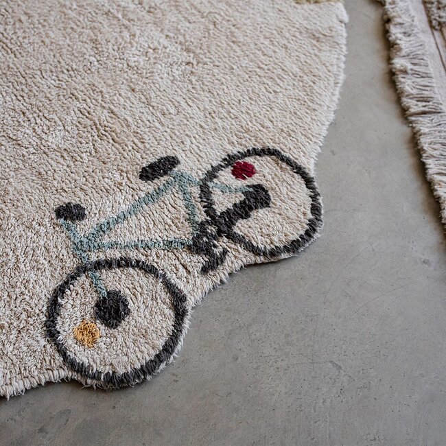 Lorena Canals Kinderkamer Vloerkleed Wheels Wasbaar Lorena Canals