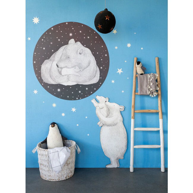 Hartendief Muurcirkel Snoezelberen Chocolade Hartendief