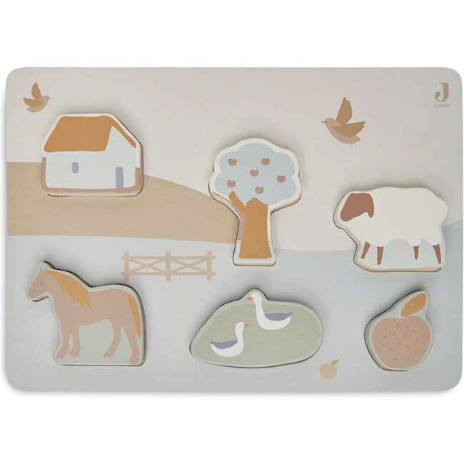 Jollein Houten Puzzel Farm Jollein