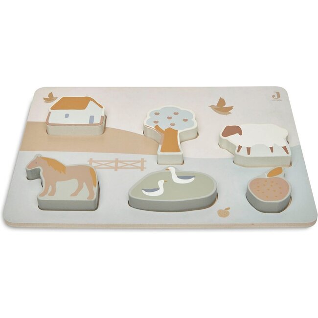 Jollein Houten Puzzel Farm Jollein