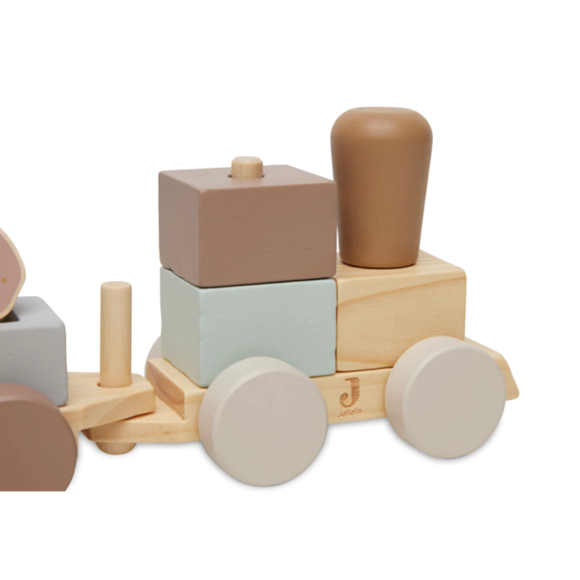 Jollein Houten Speelgoedtrein Farm Jollein