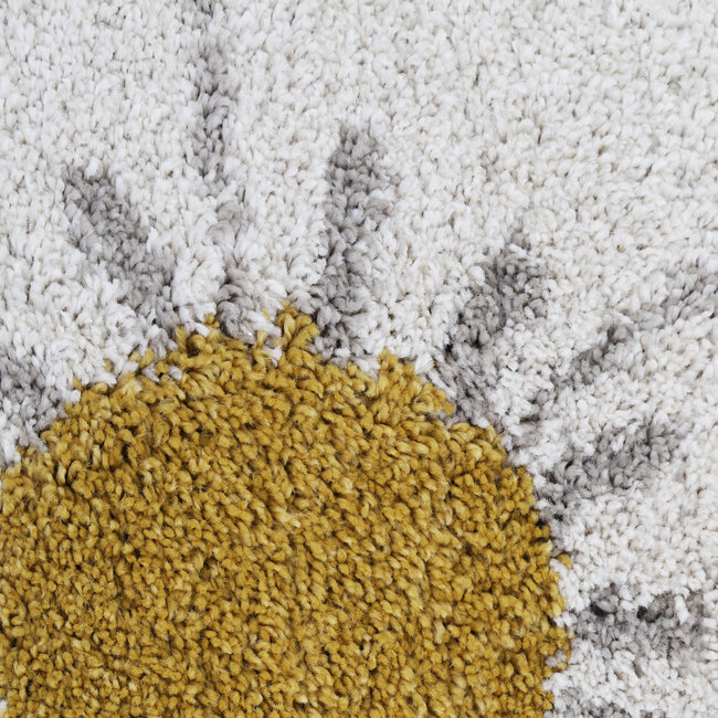 Nattiot Kinderkamer Vloerkleed Bohemian Daisy Beige