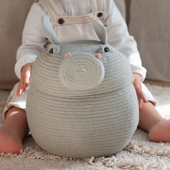 Lorena Canals Opbergmand Kinderkamer Henry the Hippo Lorena Canals