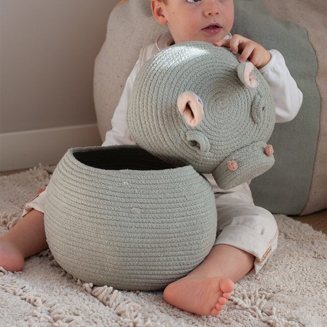 Lorena Canals Opbergmand Kinderkamer Henry the Hippo Lorena Canals