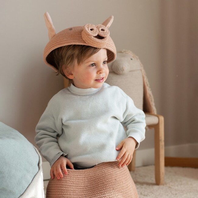 Lorena Canals Opbergmand Kinderkamer Peggy the Pig Lorena Canals